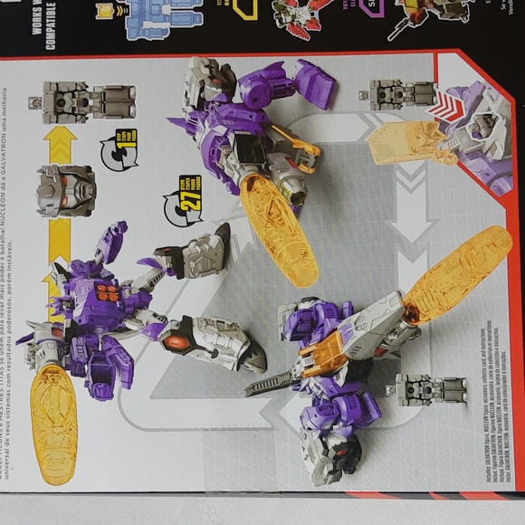 Transformers Generations Voyager Class Titans Return Nucleon & Galvatron SEALED - Picture 14 of 14